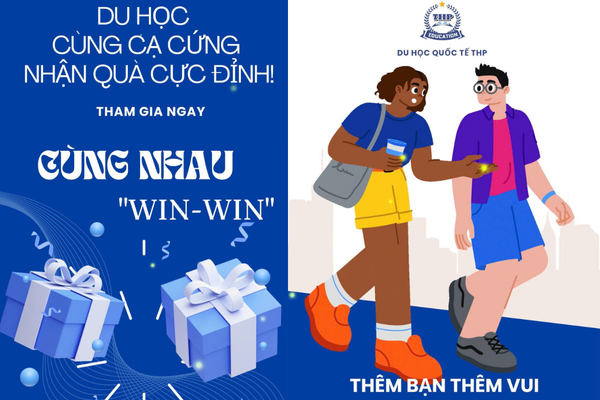 CHƯƠNG TRÌNH "THÊM BẠN THÊM VUI" TẠI TRUNG TÂM DU HỌC QUỐC TẾ THP