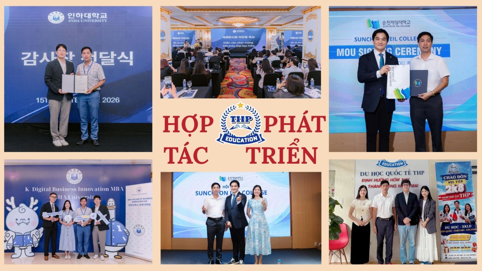 MỞ RỘNG MẠNG LƯỚI GIÁO DỤC QUỐC TẾ: TRUNG TÂM THP THIẾT LẬP KÝ KẾT TRỰC TIẾP VỚI RẤT NHIỀU TRƯỜNG ĐẠI HỌC DANH TIẾNG TẠI HÀN QUỐC