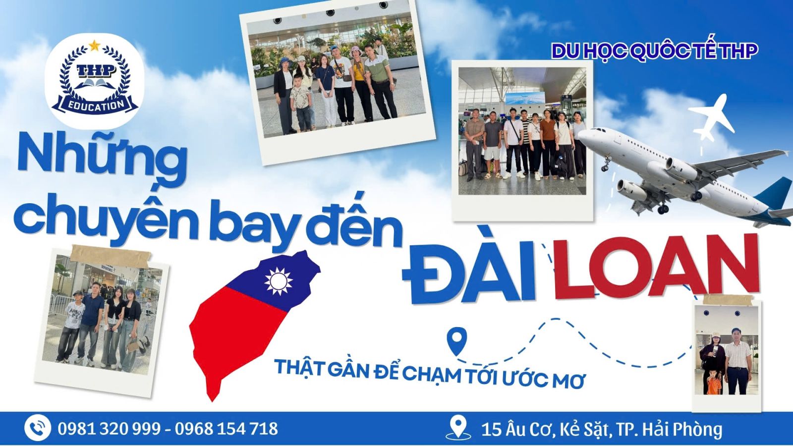 CƠN SỐT DU HỌC ĐÀI LOAN BÙNG NỔ, HỌC VIÊN THP ĐÃ CẬP BẾN GIẢNG ĐƯỜNG QUỐC TẾ.